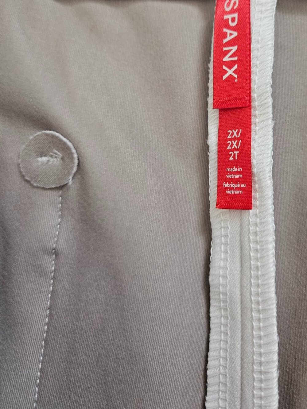 Spanx Silver Linings White Casual Outwear Shorts - Size 2X - Picture 3 of 6